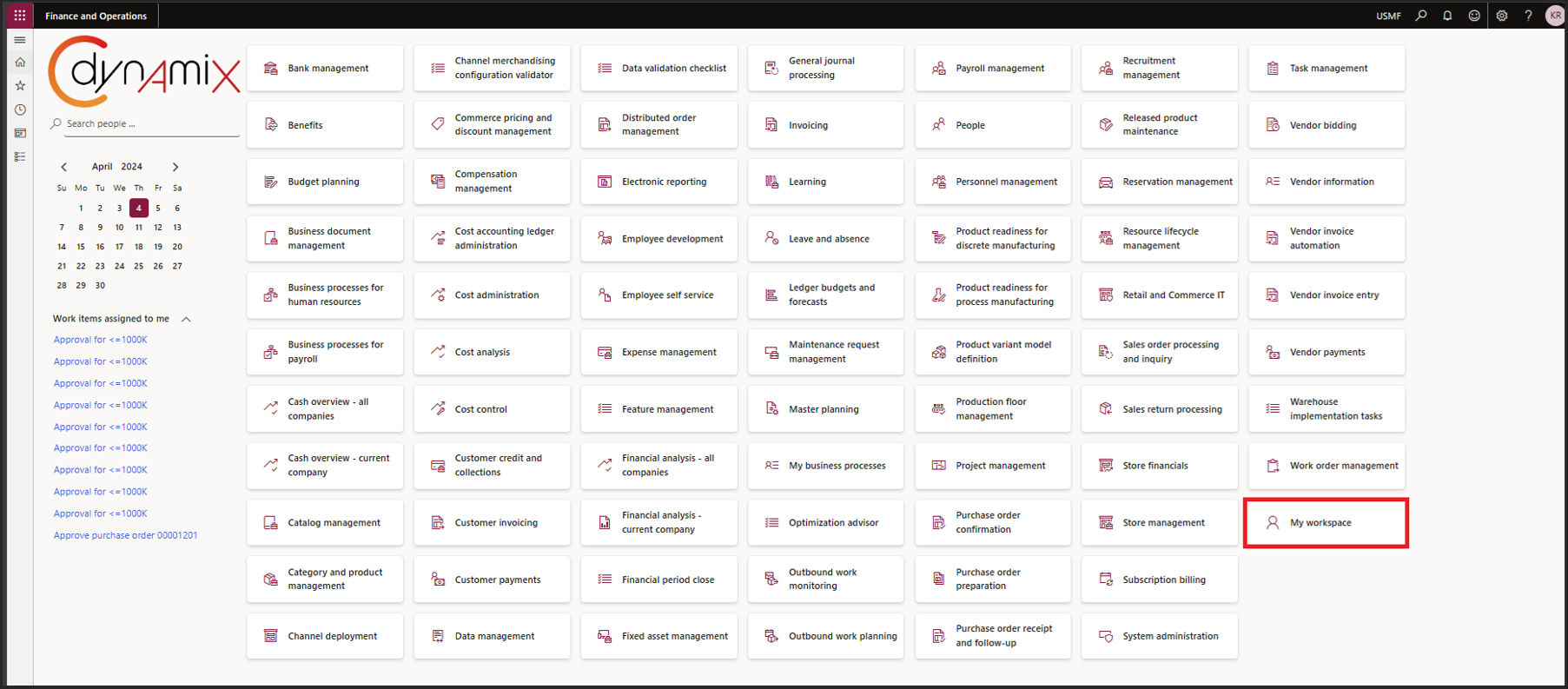 Creating workspaces in D365 Finance & Supply Chain Management – Easy ...
